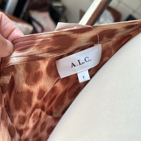 A.L.C leopard button down mini dress - Picture 10 of 10